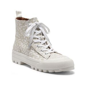 LUCKY BRAND Womens Beige 1-1/2"" Platform Chunky Lug Eisley Sneakers 7.5 M